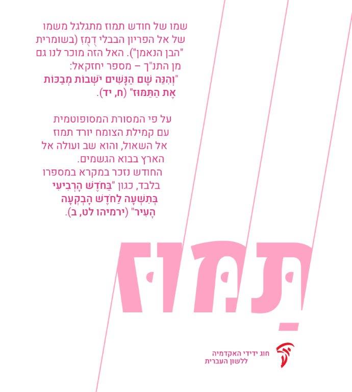 חודשי השנה העברית
