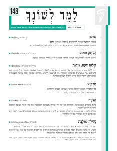 למד לשונך 148