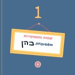 שמות ומשמעויות- משפחת כהן איור שלט על דלת משפחת כהן