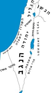 איור מפת ארץ ישראל
