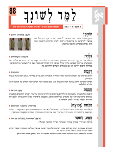 למד לשונך 88