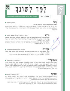 למד לשונך 98