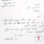 צילום מכתב לוועד הלשון מאת מרים פלאומנבאום